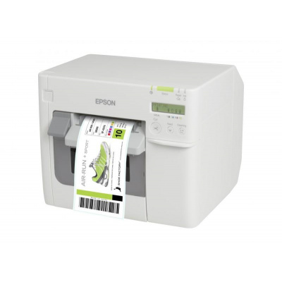 Epson ColorWorks C3500 C31CD54012CD, colore stampante di etichette, cutter, disp., USB, Ethernet, NiceLabel, white