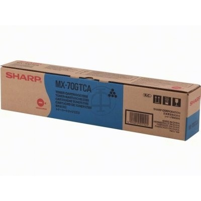 Sharp MX-70GTCA ciano (cyan) toner originale