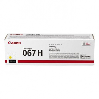 Canon 067H 5103C002 giallo (yellow) toner originale