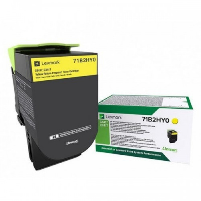 Lexmark 71B2HY0 giallo (yellow) toner originale
