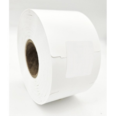 Etichette in PVC non adesive, 58x101 mm, 500 pz, per TTR, bianco, rotolo
