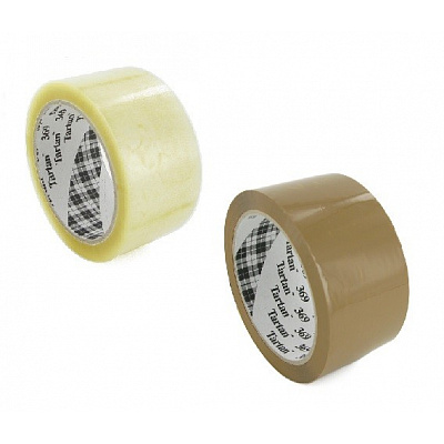 3M 369 Nastro da imballaggio 50 mm x 66 m 50 mm x 66 m marrone/buff