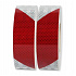 3M 823i Nastro riflettente rosso-bianco 50 mm lato destro