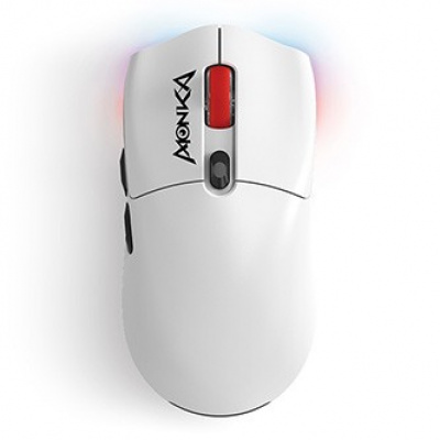 Mouse senza fili, Marvo MONKA G995W, bianco, ottica, 26000DPI