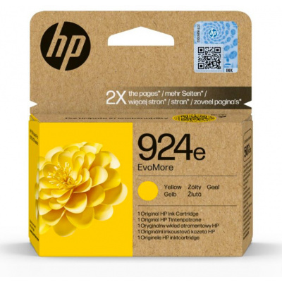 HP 924e 4K0U9NE#CE1 giallo (yellow) cartuccia originale, dopo la data di scadenza
