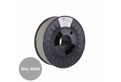 C-Tech 3DF-P-PETG1.75-9006 3D filamento, PREMIUM LINE, PETG, alluminio bianco, RAL9006, 1,75mm, 1kg