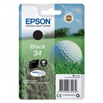 Epson T34614010, T346140 nero (black) cartuccia originale