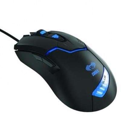 E-blue Mouse Cobra 622 EMS622BKAA-IU, 1600DPI, ottica, 6sp\., wired USB, nero