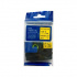 Nastro compatibile con Brother HSe-641, 17,7mm x 1,5m, testo nera / sfondo giallo