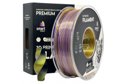 Smart Print FG-S108-E1, 3D filamento, PLA Silk, 1,75mm, 1000g, Tri Color, Multicolore (Black, Gold, Purple)