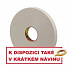 3M 9529W Nastro biadesivo in schiuma, bianco, spessore 1,5 mm 25 mm x 33 m
