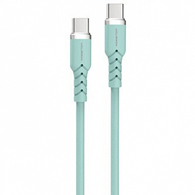 Powerton ENERGY PASTEL EDITION Kabel USB-C, 60W, 1m, silikonový, mintový