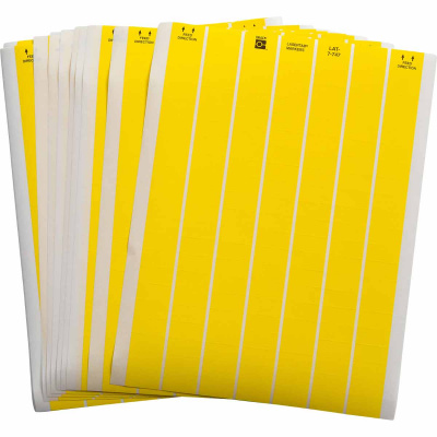 Brady LAT-7-747-10-YL / 029789, LaserTab Laser Printable Labels, 25.40 mm x 12.70 mm