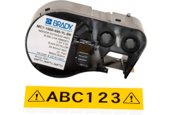 Brady M4C-500-584-YL / 170810, 12.70 mm x 6.10 m, Plastica, testo nero / sfondo giallo