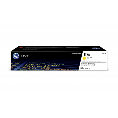 HP 117A W2072A giallo (yellow) toner originale