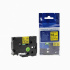 Nastro compatibile con Brother TZ-641 / TZe-641, 18mm x 8m, testo nera / sfondo giallo
