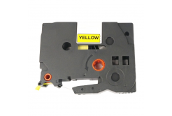Nastro compatibile con Brother TZ-SL661 / TZe-SL661, 36mm x 8m, testo nera / sfondo giallo