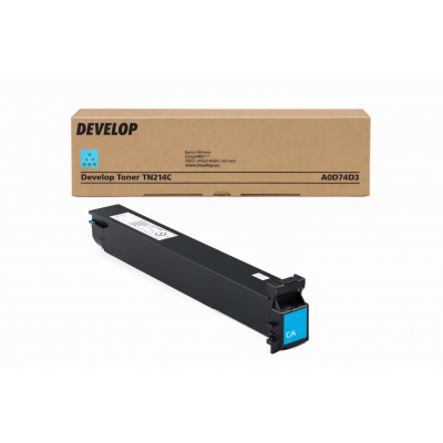 Develop TN-214C A0D74D3 ciano (cyan) toner originale