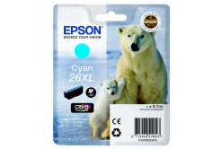 Epson T26324012, T263240, 26XL ciano (cyan) cartuccia originale