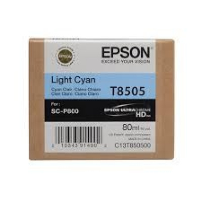 Epson T8505 C13T850500 ciano chiaro (light cyan) cartuccia originale