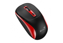 Myš bezdrátová, Genius NX-7123, černo-červená, optická, 1200DPI