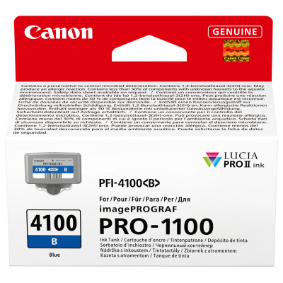 Canon PFI-4100 6786C001 blu (blue) cartuccia originale
