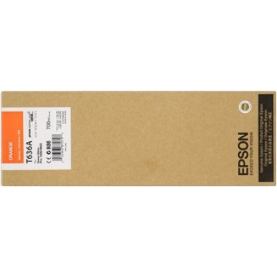 Epson T636A00 arancione (orange) cartuccia originale
