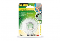 3M Scotch Schiuma di montaggio nastro biadesivo (331915B), 19 mm x 1,5 m