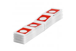 Brady M7-5-7593-RD / 312017, BMP71 Label Printer Labels, 30.00 mm x 40.00 mm