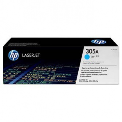 HP 305A CE411A ciano (cyan) toner originale