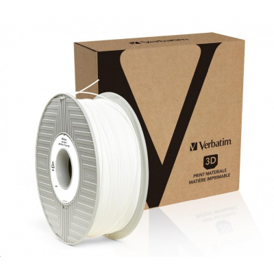 Verbatim 55027 3D filamento, ABS, 1,75mm, 1000g, 404m, Bianco (White)