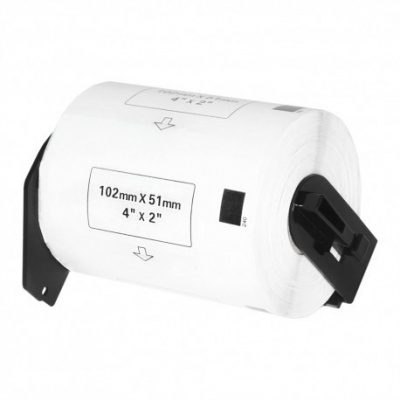 Rotoli di etichette compatibili per Brother DK-11240, 102mm x 51mm, 600 etichette