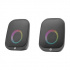 HP reproduktory DHS-2113, 2.0, 6W, černé, Bluetooth, podsvícené