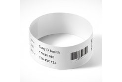 Brother BWEAB279PW braccialetti identificativi per adulti, bianchi