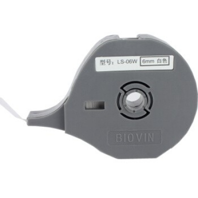 Nastro autoadesivo Biovin LS-12W, 12mm x 8m, bianco