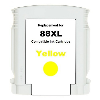 Cartuccia compatibile con HP 88XL C9393A giallo (yellow) 