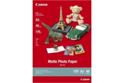 Canon Matte Photo Paper, carta fotografica, opaco, bianco, A3, 170 g/m2, 40 pz MP-101 A3, getto d'inchiostro