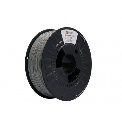 C-Tech 3DF-P-PLA1.75-MRB 3D filamento, PREMIUM LINE, PLA, 1,75mm, 1000g, Marmo (Grey marble)