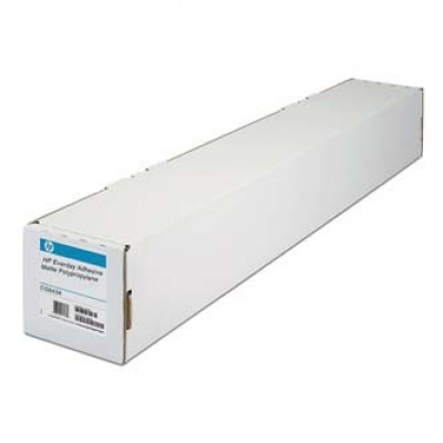 HP Everyday Adhesive Matte polipropilenee C0F18A, 2-pack, 120 g/m2, 24", 610mm x 22,9m, opaco, autoadesivo, bianco, rotolo di carta