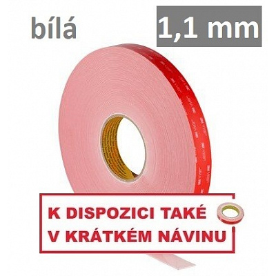 3M VHB™ LSE-110WF Oboustranně silně lepicí páska na LSE plasty, tl. 1,1 mm 19 mm x 3 m