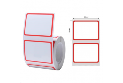 Niimbot etichette T A2A78268903, 40x30mm 230pz Cornice rossa per B21, B21S, B3, B1S