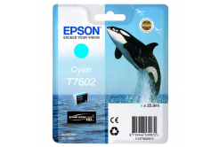 Epson T7602 C13T76024010 ciano (cyan) cartuccia originale