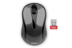 A4Tech Mouse G3-280N, 1000DPI, 2.4 [GHz], ottica, 3sp\., senza fili, nero, 1 pz AA, classico, V-Track