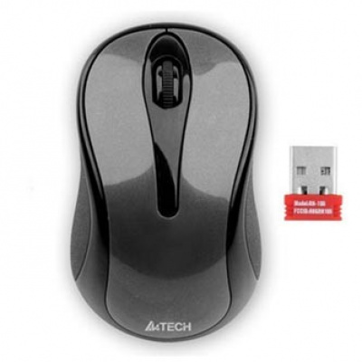 A4Tech Mouse G3-280N, 1000DPI, 2.4 [GHz], ottica, 3sp\., senza fili, nero, 1 pz AA, classico, V-Track