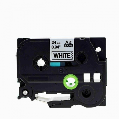 Nastro compatibile con Brother TZe-V251, 24mm x 5,5m, testo nera / sfondo bianco, vinile