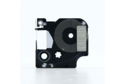 Nastro compatibile con Dymo 45020, S0720600, 12mm x 7m testo bianco / sfondo trasparente