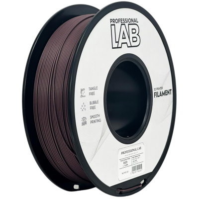 Professional Lab FG-P131-E1, 3D filamento, PLA Carbon Fiber, 1,75mm, 1000g, Rosso (Red)