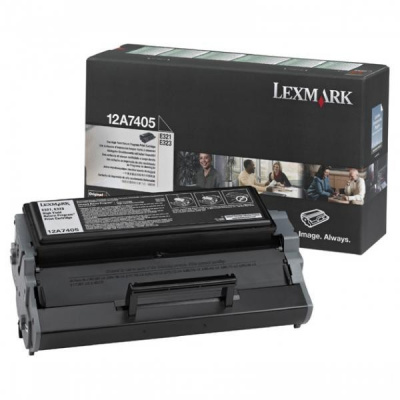 Lexmark 12A7405 nero (black) toner originale