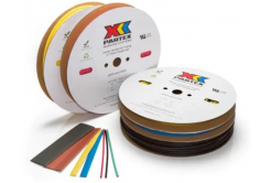 Partex HS-20048BN8 grigio tubo termicoretraibile, 75m (4,8 mm)