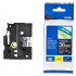Brother TZ-365 / TZe-365, 36mm x 8m, testo bianco / sfondo nera, nastro originale